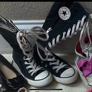 Girl’s knee high converse size 12